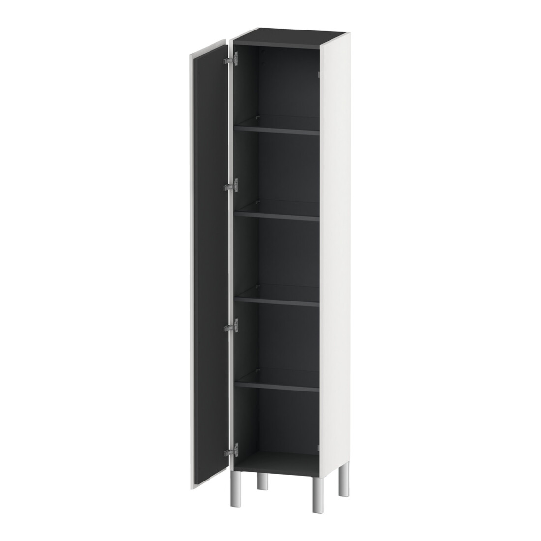 Duravit Armoire haute L-Cube 40x36,3x176 cm, porte gauche, blanc brillant