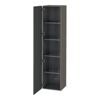 Duravit Armoire haute L-Cube 40x36,3x176 cm, porte gauche, blanc satin mat