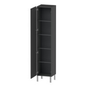 Duravit Armoire haute L-Cube 40x36,3x176 cm, porte gauche, graphite mat-2