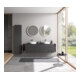 Duravit Armoire haute L-Cube 40x36,3x176 cm, porte gauche, graphite supermat