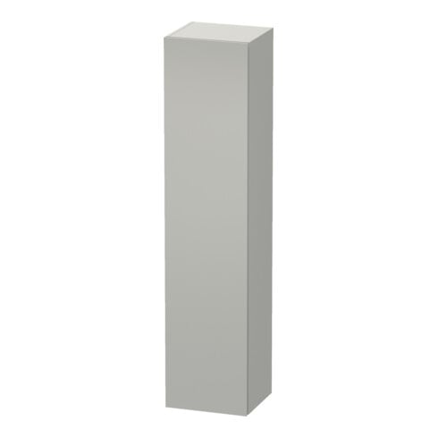 Duravit Armoire haute L-Cube 40x36,3x176 cm, porte gauche, gris béton mat