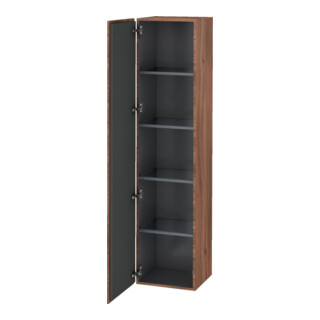 Duravit Armoire haute L-Cube 40x36,3x176 cm, porte gauche, noyer naturel