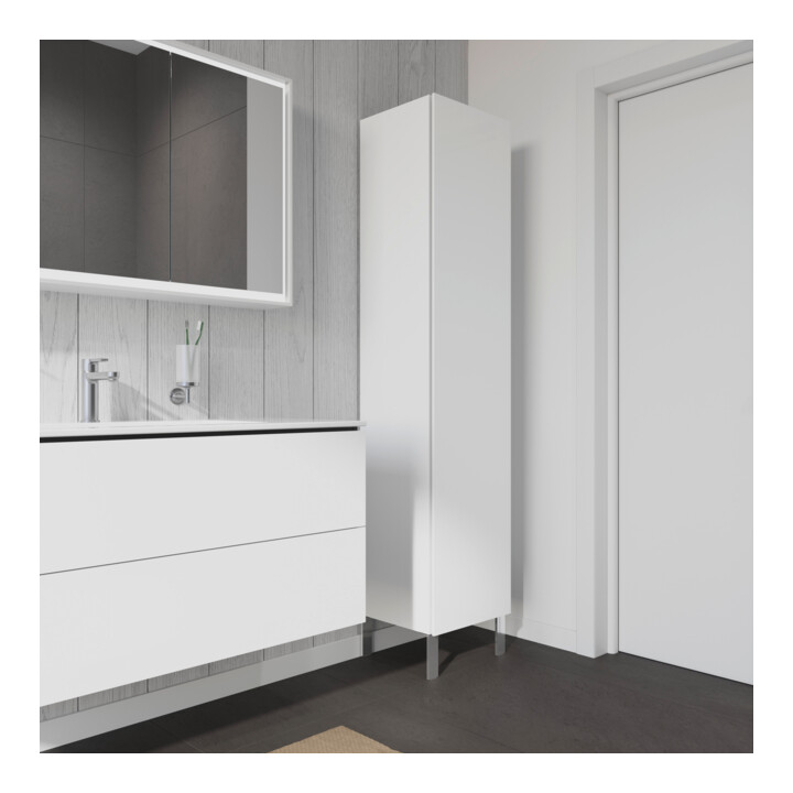 Duravit Armoire haute L-Cube 40x36,3x176cm, porte droite, blanc brillant