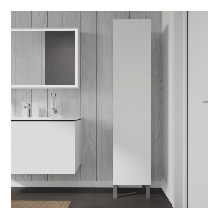 Duravit Armoire haute L-Cube 40x36,3x176cm, porte gauche, blanc mat