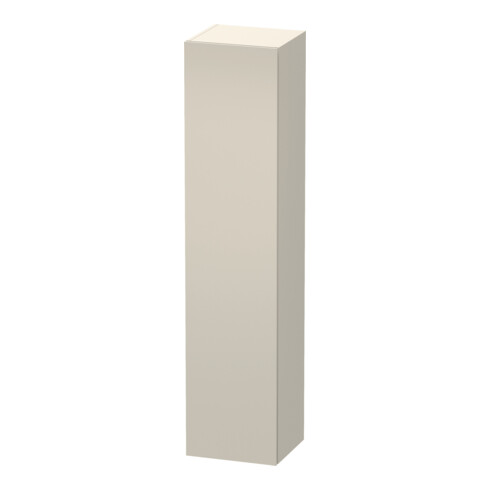 Duravit Armoire haute L-Cube 40x36,3x176cm, porte gauche, taupe supermat