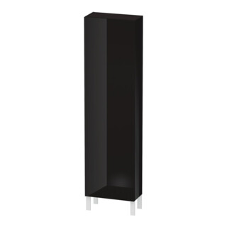 Duravit Armoire haute L-Cube 50x24,3x176 cm, porte droite, noir brillant