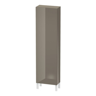 Duravit Armoire haute L-Cube 50x24,3x176 cm, porte gauche, façades gris brillant