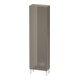Duravit Armoire haute L-Cube 50x24,3x176 cm, porte gauche, façades gris brillant-1