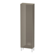 Duravit Armoire haute L-Cube 50x24,3x176 cm, porte gauche, façades gris brillant