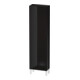 Duravit Armoire haute L-Cube 50x24,3x176 cm, porte gauche, noir brillant-1