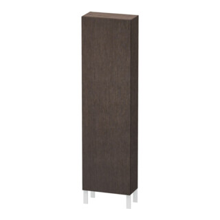 Duravit Armoire haute L-Cube 50x24,3x176cm, porte droite, chêne foncé brossé