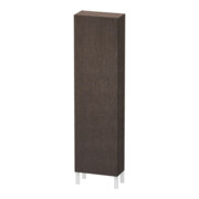 Duravit Armoire haute L-Cube 50x24,3x176cm, porte droite, chêne foncé brossé
