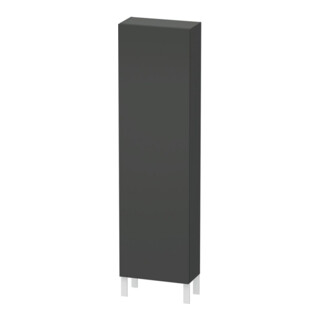 Duravit Armoire haute L-Cube 50x24,3x176cm, porte droite, graphite mat