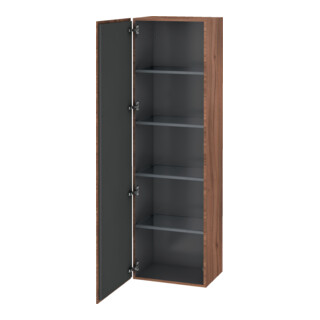 Duravit Armoire haute L-Cube 50x36,3x176 cm, porte à gauche, noyer naturel