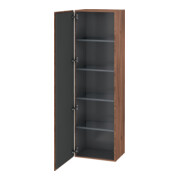 Duravit Armoire haute L-Cube 50x36,3x176 cm, porte à gauche, noyer naturel