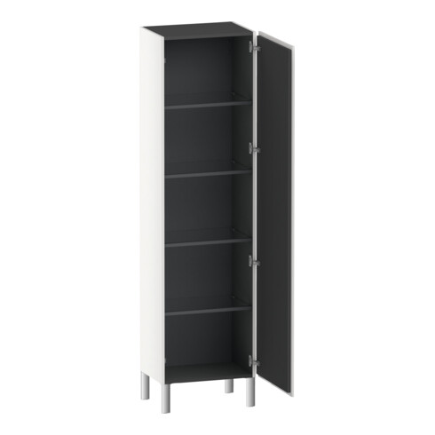 Duravit Armoire haute L-Cube 50x36,3x176 cm, porte droite, blanc brillant