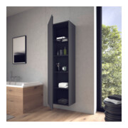 Duravit Armoire haute L-Cube 50x36,3x176 cm, porte droite, graphite mat-5