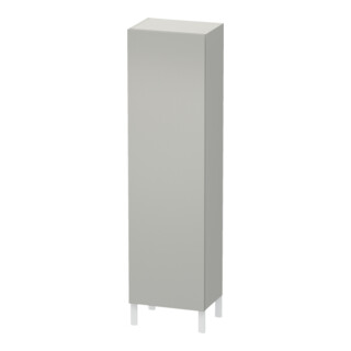 Duravit Armoire haute L-Cube 50x36,3x176 cm, porte droite, gris béton mat