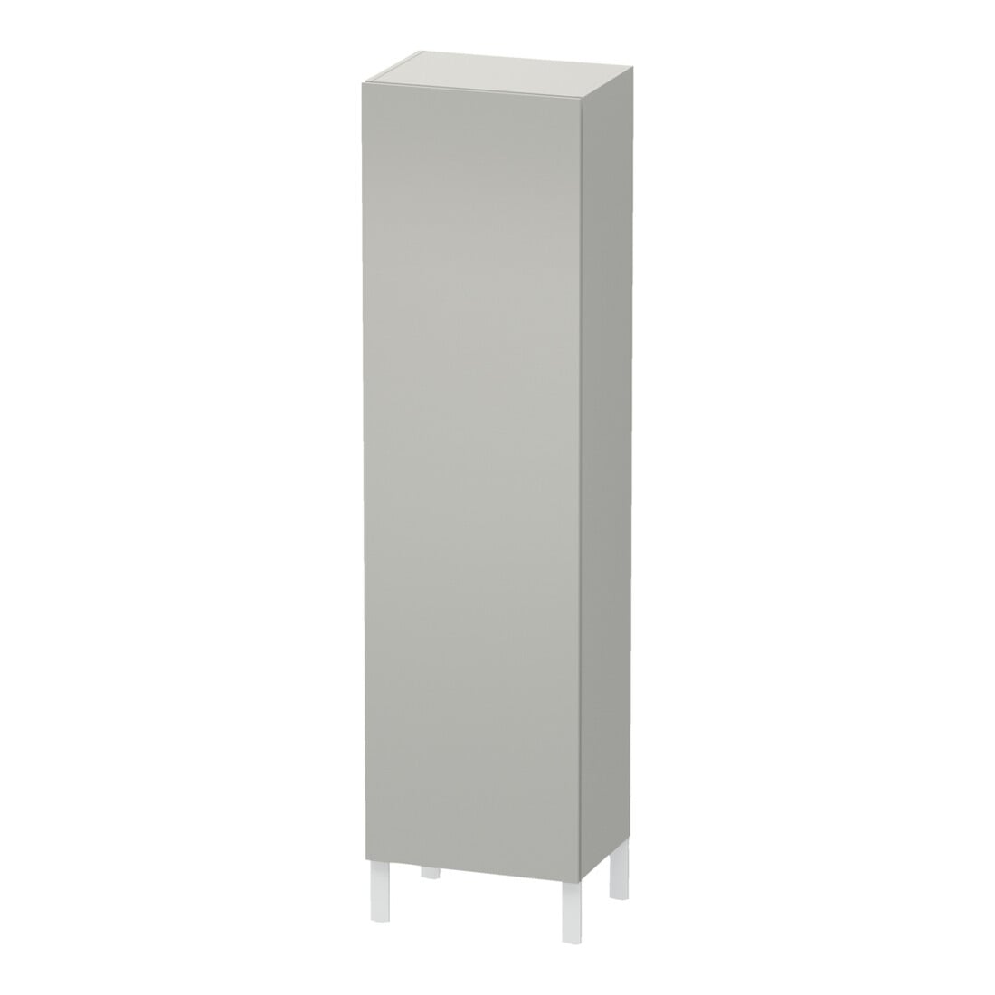 Duravit Armoire haute L-Cube 50x36,3x176 cm, porte droite, gris béton mat