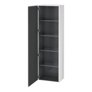 Duravit Armoire haute L-Cube 50x36,3x176 cm, porte gauche, blanc brillant