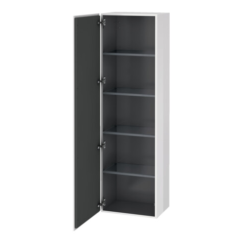 Duravit Armoire haute L-Cube 50x36,3x176 cm, porte gauche, blanc brillant