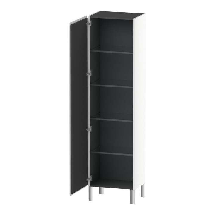 Duravit Armoire haute L-Cube 50x36,3x176 cm, porte gauche, blanc mat