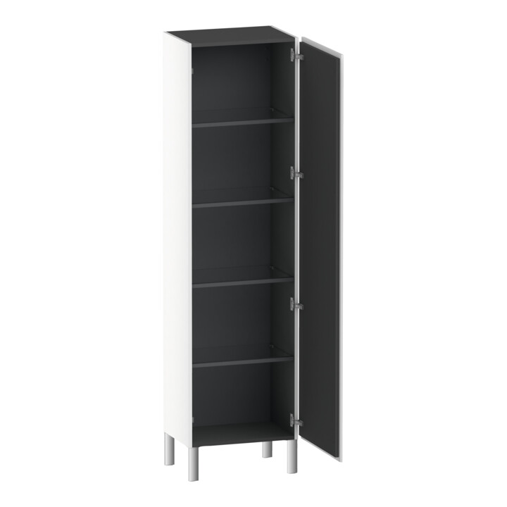 Duravit Armoire haute L-Cube 50x36,3x176cm, porte droite, blanc mat