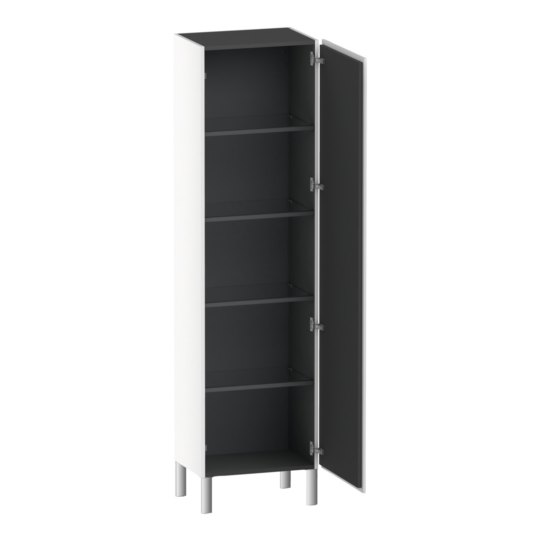 Duravit Armoire haute L-Cube 50x36,3x176cm, porte droite, blanc mat