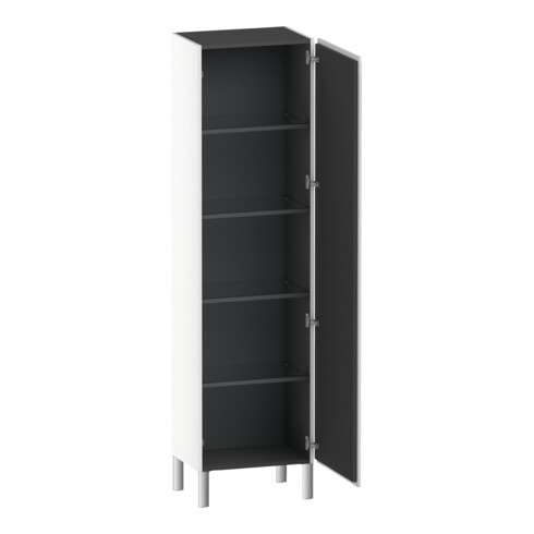 Duravit Armoire haute L-Cube 50x36,3x176cm, porte droite, blanc mat
