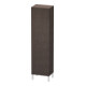 Duravit Armoire haute L-Cube 50x36,3x176cm, porte droite, chêne foncé brossé-1