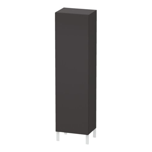 Duravit Armoire haute L-Cube 50x36,3x176cm, porte droite, graphite super mat