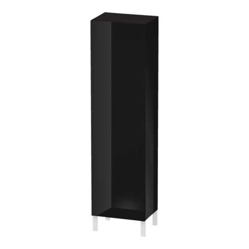 Duravit Armoire haute L-Cube 50x36,3x176cm, porte droite, noir brillant