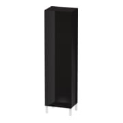 Duravit Armoire haute L-Cube 50x36,3x176cm, porte droite, noir brillant
