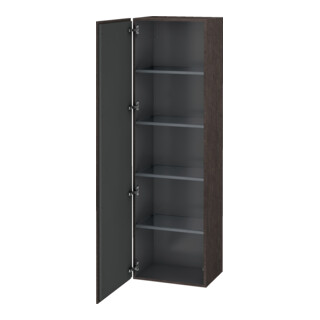 Duravit Armoire haute L-Cube 50x36,3x176cm, porte gauche, chêne foncé brossé