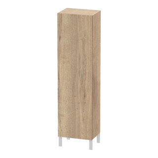 Duravit Armoire haute L-Cube 50x36,3x176cm, porte gauche, chêne marbré