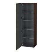 Duravit Armoire haute L-Cube 50x36,3x176cm, porte gauche, noyer brossé