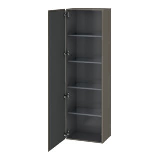 Duravit Armoire haute L-Cube 50x36,3x176cm, porte gauche, placage gris mat S-Matt
