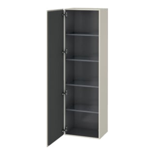 Duravit Armoire haute L-Cube 50x36,3x176cm, porte gauche, taupe mat