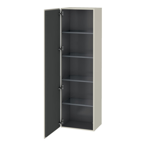 Duravit Armoire haute L-Cube 50x36,3x176cm, porte gauche, taupe mat