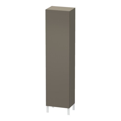 Duravit Armoire haute L-Cube indiv., porte droite, gris flanelle mat soyeux