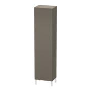 Duravit Armoire haute L-Cube indiv., porte droite, gris flanelle mat soyeux