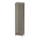 Duravit Armoire haute L-Cube indiv., porte gauche, gris flanelle brillant-1