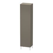 Duravit Armoire haute L-Cube indiv., porte gauche, gris flanelle satinée