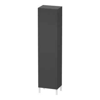Duravit Armoire haute L-Cube individual, porte à gauche, graphite mat