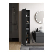 Duravit Armoire haute L-Cube individual, porte à gauche, graphite mat-2