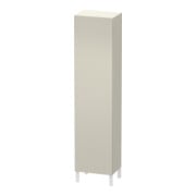 Duravit Armoire haute L-Cube individual, porte à gauche, taupe mat