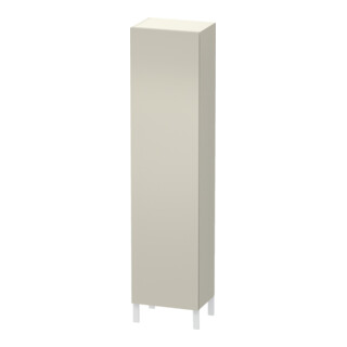 Duravit Armoire haute L-Cube individual, porte droite, taupe mat