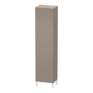 Duravit Armoire haute L-Cube individual, porte gauche, basalte mat