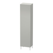 Duravit Armoire haute L-Cube individual, porte gauche, béton gris mat
