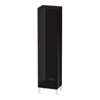Duravit Armoire haute L-Cube individual, porte gauche, noir brillant